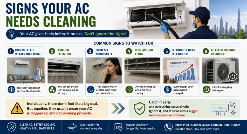 Signs Your AC Needs Cleaning