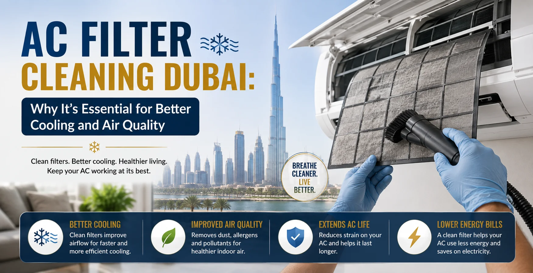 AC Filter Cleaning Dubai