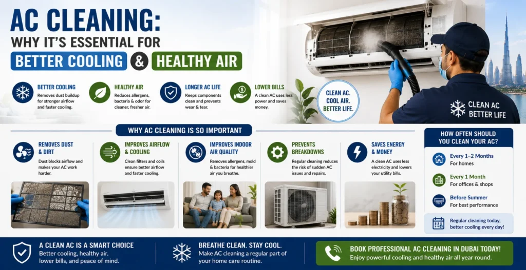 AC Cleaning: Why It’s Essential for Better Cooling and Healthy Air