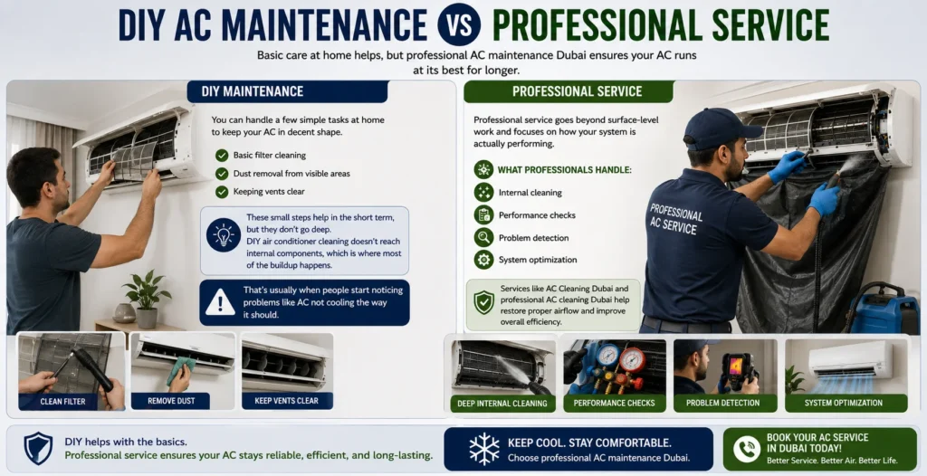 DIY AC Maintenance vs Professional Service